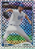 2014 Topps Chrome #100 Clayton Kershaw Xfractor Baseball Card