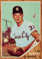 1962 Topps #147pi Bill Kunkel Pitching Baseball Card