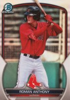 2023 Bowman Draft #BDC112 Roman Anthony Chrome-Refractor Baseball Card
