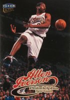 1998 Ultra #33 Allen Iverson Basketball Card