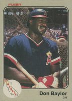 1983 Fleer #77 Don Baylor Baseball Card
