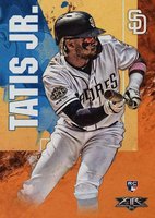 2019 Topps Fire #157 Fernando Tatis Jr. Orange Baseball Card