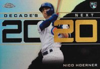 2020 Topps Chrome Update Decade's Next #DNC24 Nico Hoerner Baseball Card