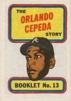 1970 Topps Story Booklet #13 Orlando Cepeda Baseball Card