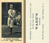 1916 Wares #192 J. Owen Wilson Baseball Card
