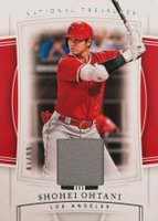 2020 Panini National Treasures #46 Shohei Ohtani Material Baseball Card