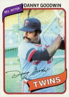 1980 Topps #362 Danny Goodwin Baseball Card