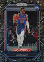 2022 Panini Prizm Monopoly #26 Jaden Ivey Monopoly Black Basketball Card