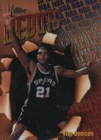 1997 Finest #101 Tim Duncan Basketball Card
