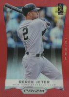 2012 Panini Prizm #22 Derek Jeter Red Prizm Baseball Card