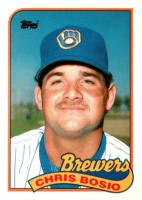 1989 Topps Tiffany #311 Chris Bosio Baseball Card