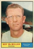 1961 Topps #465 Roy McMillan Baseball Card