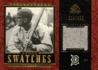 2003 SP Legendary Cuts Historic Swatches #J-TC Ty Cobb Baseball Card