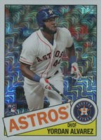 2020 Topps Silver Pack 1985 Chrome Promo #16 Yordan Alvarez Baseball Card
