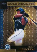 2001 Topps Chrome Golden Anniversary #GA18 Rickey Henderson Baseball Card