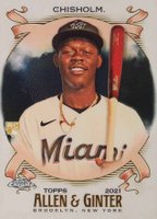 2021 Topps Allen & Ginter Chrome #231 Jazz Chisholm Baseball Card