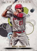 2022 Topps Inception #1 Mike Trout Baseball Card