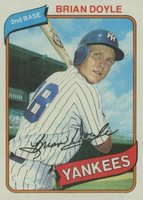 1980 Topps #582 Brian Doyle Baseball Card