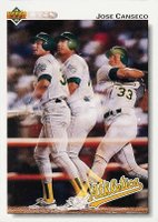 1992 Upper Deck #333 Jose Canseco Baseball Card