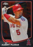 2013 Topps Chrome #136 Albert Pujols Pre-Swing Baseball Card