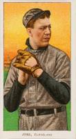 1909 White Borders Polar Bear #244 Addie Joss Pitching Baseball Card
