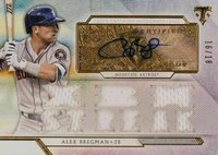 2018 Topps Triple Threads Autograph Relics #ABR1 Alex Bregman Baseball Card