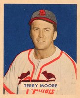 1949 Bowman #174 Terry Moore Baseball Card
