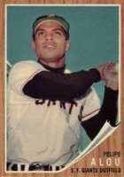 1962 Topps #133GT Felipe Alou Green Tint Baseball Card