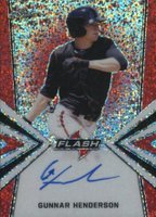 2019 Leaf Trinity Autograph Inscriptions #GH1 Gunnar Henderson Red Baseball Card