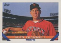 1993 Topps #660 Alan Trammell Baseball Card