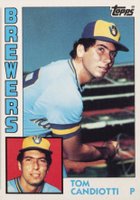 1984 Topps Tiffany #262 Tom Candiotti Baseball Card