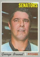 1970 Topps #328 George Brunet Baseball Card