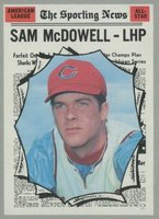 1970 Topps #469 Sam McDowell All-Star Baseball Card