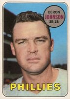 1969 Topps #297 Deron Johnson Baseball Card