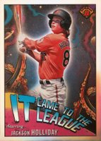 2023 Bowman Chrome It Came for the League #CFL9 Jackson Holliday Baseball Card