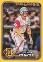 2024 Topps Update #US210 Jackson Merrill Yellow Baseball Card