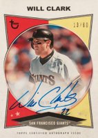 2023 Topps Brooklyn Collection Autograph #WC Will Clark Baseball Card