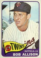 1965 Topps #180 Bob Allison Baseball Card