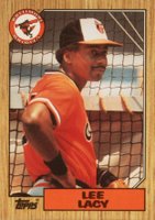 1987 Topps Tiffany #182 Lee Lacy Baseball Card