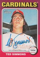 2024 Topps Heritage Real One Autographs #ROATS Ted Simmons Baseball Card