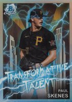 2023 Bowman Draft Transformative Talent #TT20 Paul Skenes Refractor Baseball Card