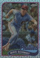 2024 Topps Silver Pack 1989 Chrome Promo #T89C97 Mike Schmidt Baseball Card