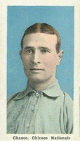 1910 Sporting Life # Frank Chance Blue Background Baseball Card