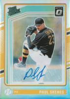 2024 Panini Donruss #131 Paul Skenes Optic Signature Baseball Card