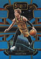 2023 Panini Select #90 Gradey Dick Light Blue Prizm Basketball Card
