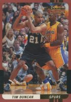 2004 Bowman Signature #21 Tim Duncan Edition 169 Basketball Card