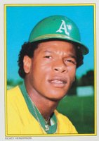 1983 Topps All-Star Glossy Set of 40 #33 Rickey Henderson Baseball Card