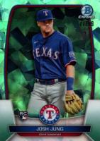 2023 Bowman Chrome Sapphire Edition #21 Josh Jung Aqua Baseball Card