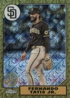 2022 Topps Silver Pack 1987 Chrome Promo #T87C2100 Fernando Tatis Jr. Series 2 Baseball Card