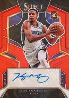 2022 Panini Select Rookie Signatures #RSKGM Keegan Murray Red Basketball Card